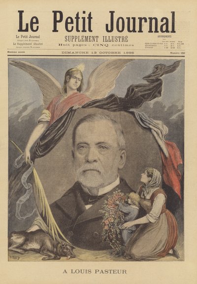 To Louis Pasteur by French School